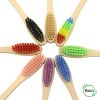 Cepillo De Dientes Bambu Biodegradable Ecologico Adulto Color Morado