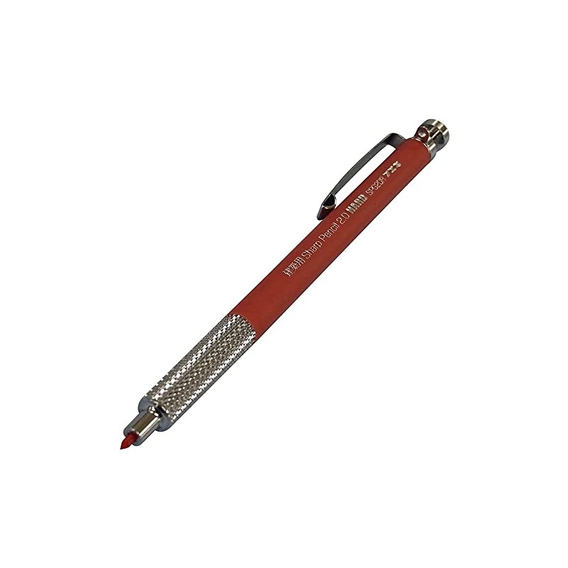 Fueki Spg20r-h Tyou-kou-shinn"gari-gori", for 2mm Lead, Red. - Mechanical Pencils