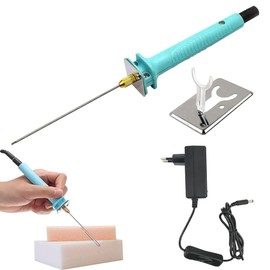 Vmxlso Polystyrene Cutter Hot Wire Cutter, AC110-240V Styrofoam Cutter, 10 cm Hot Wire Cutter, Polystyrene Cutter, Foam Cutter for Cutting Edges, Heat Cutting Engraving Pen