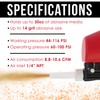 TCP Global Gravity Feed Sand Blaster Gun Kit - Portable