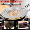 Stainless Steel Splatter Screen for Frying Pan - Grease Splatter
