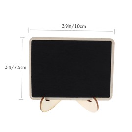 KICHOUSE 20pcs Mini Chalkboards with Stand Erasable Chalkboard Signs for Weddings Parties Table Displays Includes Water Based Chalk for Easy Message Writing