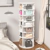 REUZTO 7-Tier Rotating Shoe Rack Tower, Spinning Shoe Organizer for