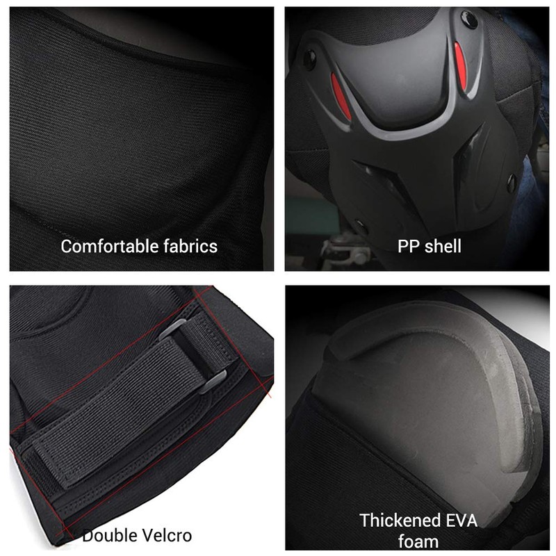 Knee Protectors 1 Pair Adjustable Ergonomic Joint Design Knee Pads