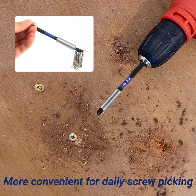 WojBear 2 PCS Magnetic Extension Bit Holder Set, 2 *