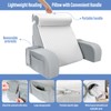 LEBENGURU Reading Pillow for Sitting in Bed Adult, Back Support