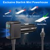 Zhaumim Starlink Mini Car Adapter 10FT 3-in-1 Cable & 12V-24V