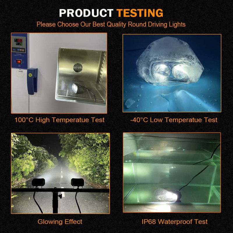 BIGLION.X 4 Inch LED Light Pods, LED Pods 2Pcs 100W