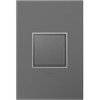 Legrand adorne 15Amp 1-Gang Pop-Out Outlet in Magnesium With Matching