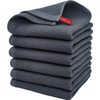 6-Pack 100% Cotton Waffle Weave Kitchen Dish Cloths, Ultra Soft
