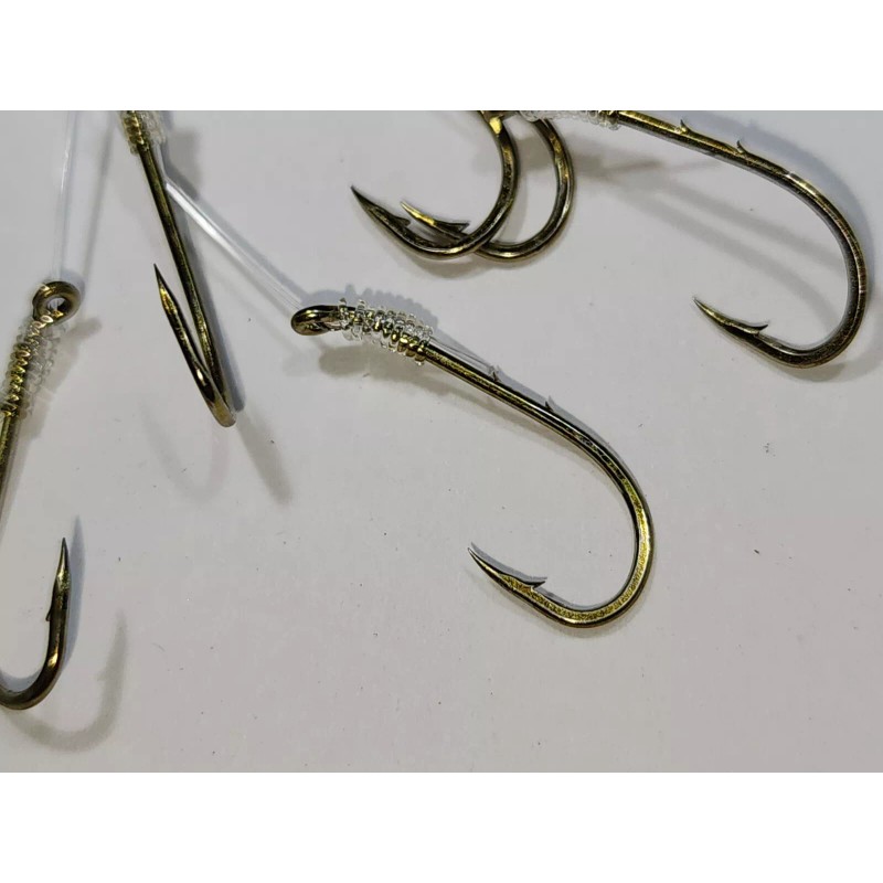 DS Custom Tackle Snelled Baitholder Octopus hooks 6 per pack