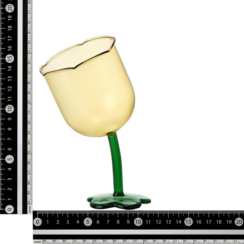 Francfranc Franc Tulip Glass, Yellow