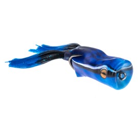 Scum Frog TSP1353 Painted Trophy Series Popper, Black Blue, 1/2 OZ