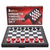 Magnetic Checkers Board Game and Magnetic Checker Pieces, 9.8 x
