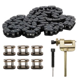 Hoypeyfiy T8F Drive Chain 134 Links with Chain Breaker Kit, Replacement for Syx Moto 50cc Dirt Bike Replacement for Coolster 49cc Rocket Pocket Bike Replacement for SSR 50cc Pt Dirt Bike
