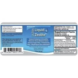 Pure Liquified Zeolite Liquid Detox Made with ultra-microniz