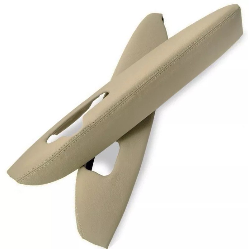 Kar Designers Fits 05-12 Acura RL Beige Leather Synthetic Door