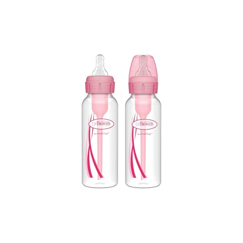 DR BROWNS OPTIONS ESTANDAR 2 PZ DE 250 ML ROSA