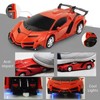 Transforming RC Car with Remote Control, 360° Rotation Light Music