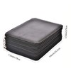 Becho Multifunction Zipper Soft Leather Pencil Case with Multi-Layer Zipper