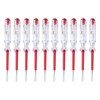 10 Pieces Phase Tester Screwdriver, 100V-500V Voltage Tester Screwdriver, Current