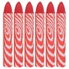 KMKANPO Pack of 6 Timber Chalks, Conical Street Painting Chalks,