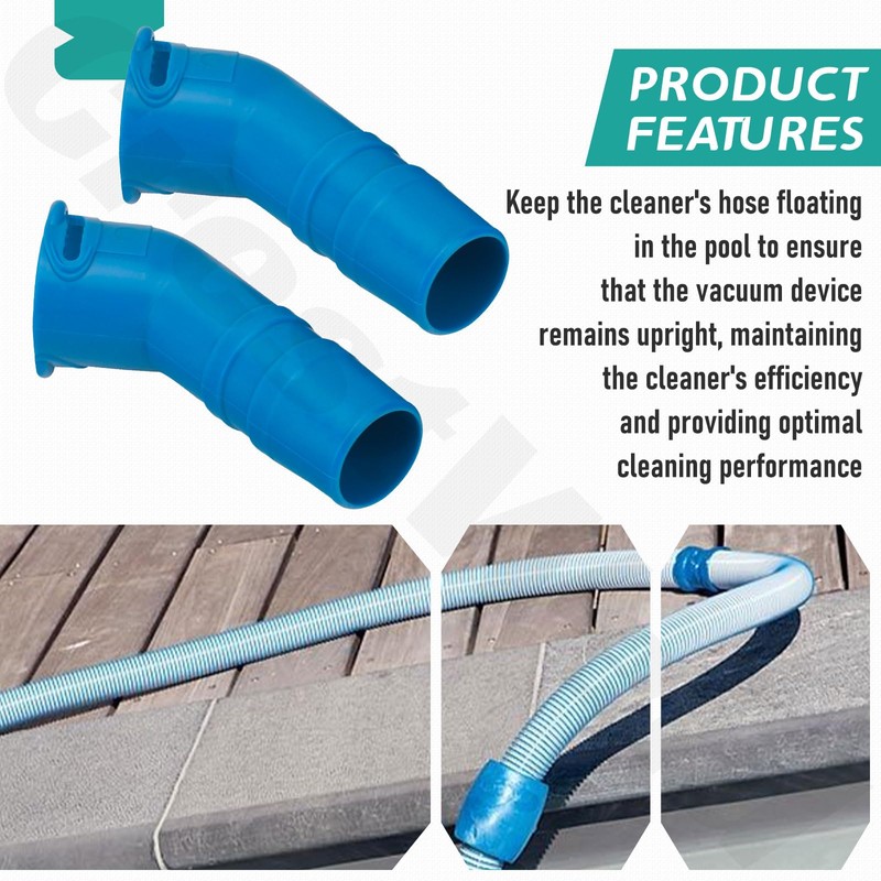 R0526800 Hose Float & R0532400 Twist Lock 45-Degree Elbow Compatible