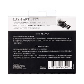KISS Lash Couture Masterpiece Fake Eyelashes Style 03, 'Avant-Garde', One-of-a-Kind Luxe Lash, Hand Woven Faux Mink Synthetic False Eyelashes, 1 Pair | KISS
