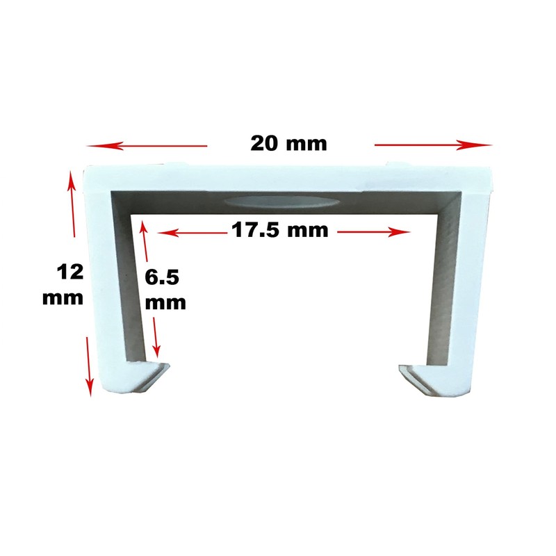 Selectric T4-Bracket Fixing Mounting Bracket Clips for T4 Fluorescent Under