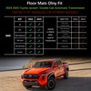 PARTZER Floor Mats Fit 2024 2025 Toyota Tacoma Double Cab
