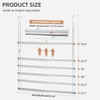 STORAGE MANIAC Hanging Closet Rod, Adjustable Width and Height Closet