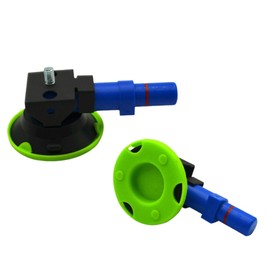 Barfeery 2 Pcs 3 Inch 75mm Heavy Duty Hand Pump Suction Cup Hand Pump Vacuum Suction Cup with M6 Threaded Stud