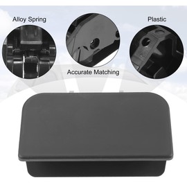 MACHSWON No Hole Glove Box Lock Lid Handle for VW Polo 2005-2009 Replace 6Q0 857 131D Car Interior Accessories (Black)