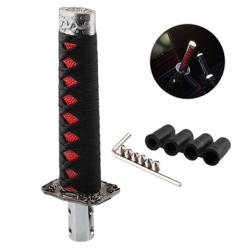Car Gear Head Shift Knob Samurai Gear Shifter with 4