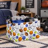 Cesta de Almacenamiento para Balones de Fútbol Cesta de Ropa