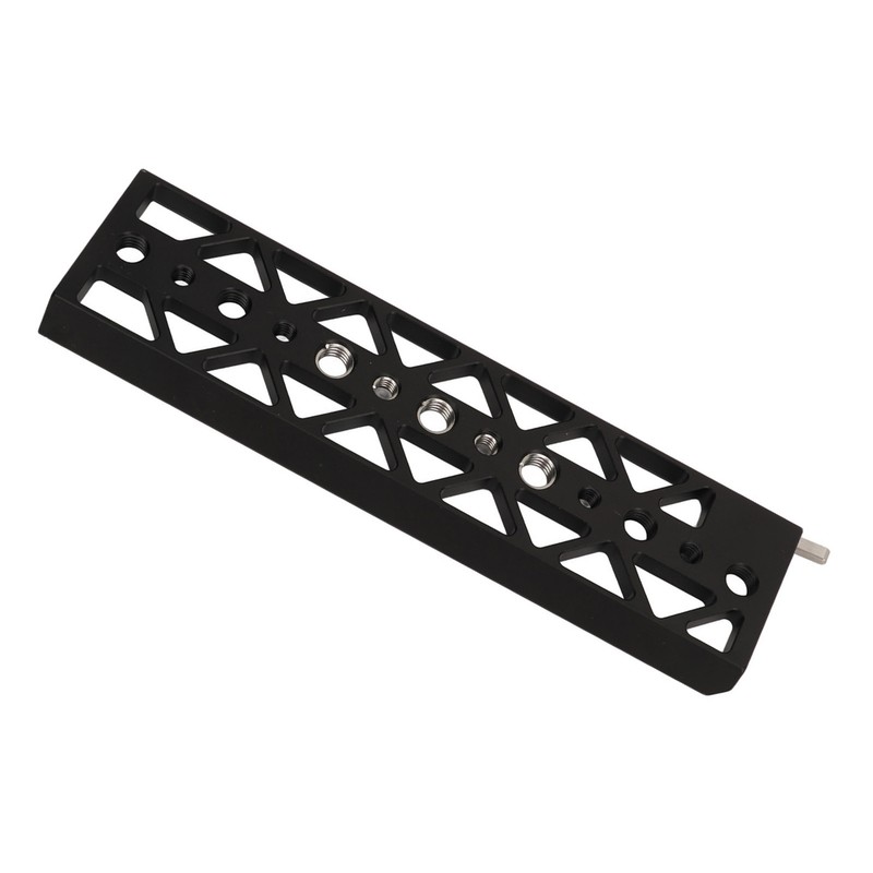 Dovetail Plate for Arca 8in 1/4 3/8 Threaded Holes Aluminum