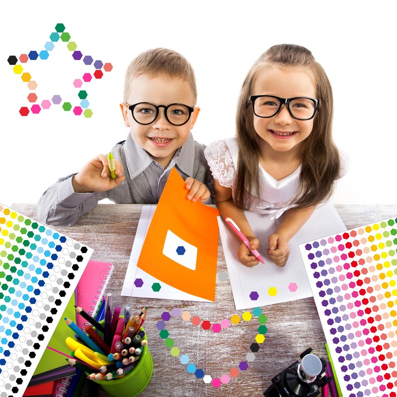8000 PCS Small Dot Stickers 0.8 cm Shaped Sticky Dots