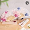 Osaka Choseido Folding Fan, Women's, Stylish, Business, Folding Bag, Handkerchief