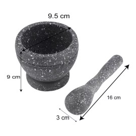 Mortero Molcajete Triturador Machacador Especias Mascarillas