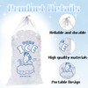 10 Ice Cube Bags, Heavy Duty Reusable Ice Bags with