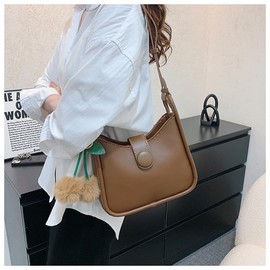 Generic Moeruruya Shoulder Bag DIY Kit Handmade Bag Handmade Handbag Women Business 2 Way Tote Bag #Brown