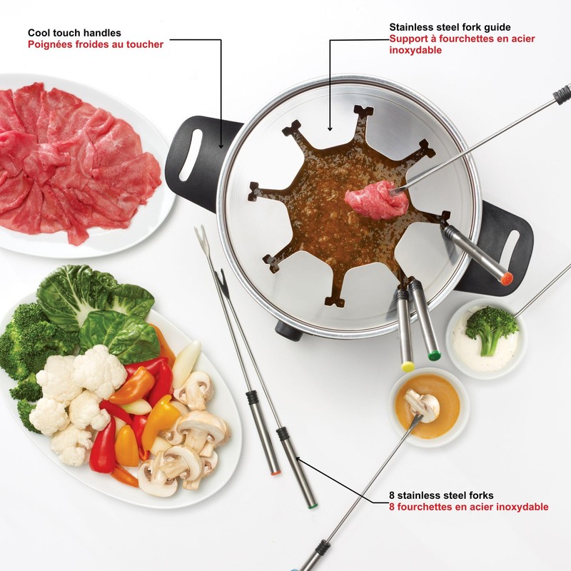 Starfrit Electric Fondue 12PC Set - 3L - Quick Release