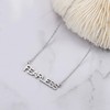 HSWYFCJY Silver Fearless Necklace for Women,TS Outfit Jewelry Accessories for