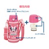 Thermos FJO-601WFDS CP Vacuum Insulated 2-Way Bottle, Minnie, Coral Pink,