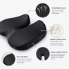 Memory Foam Seat Cushion for Office Chairs – Non-Slip U-Shaped