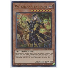 YU-GI-OH! Witchcrafter Haine - MAMA-EN022 - Ultra Rare - 1st Edition - Collectible Card - 1 Piece