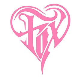 UR Impressions Pnk Fox Heart Tribal Decal Vinyl Sticker Graphics Car Truck SUV Van Wall Window Laptop|Pink|5.5 X 4.8 Inch|URI278