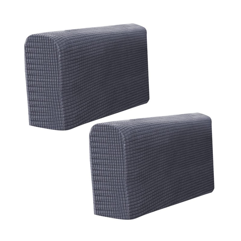 TEHAUX 2pcs Sofa Armrest Cover Elastic Protector for Home and