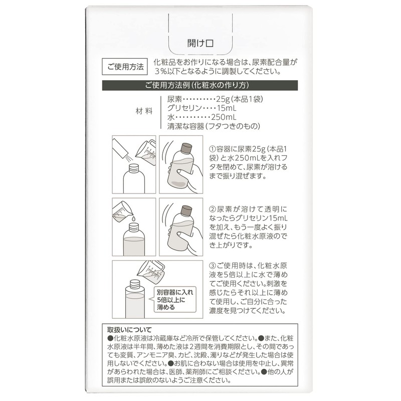 Purified urea 0.9 oz (25 g) x 4