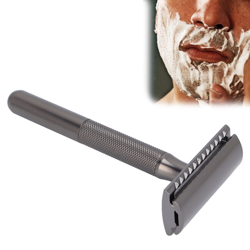 Safety Razor Professional Home Barber Shop Travel Portable Men Alloy